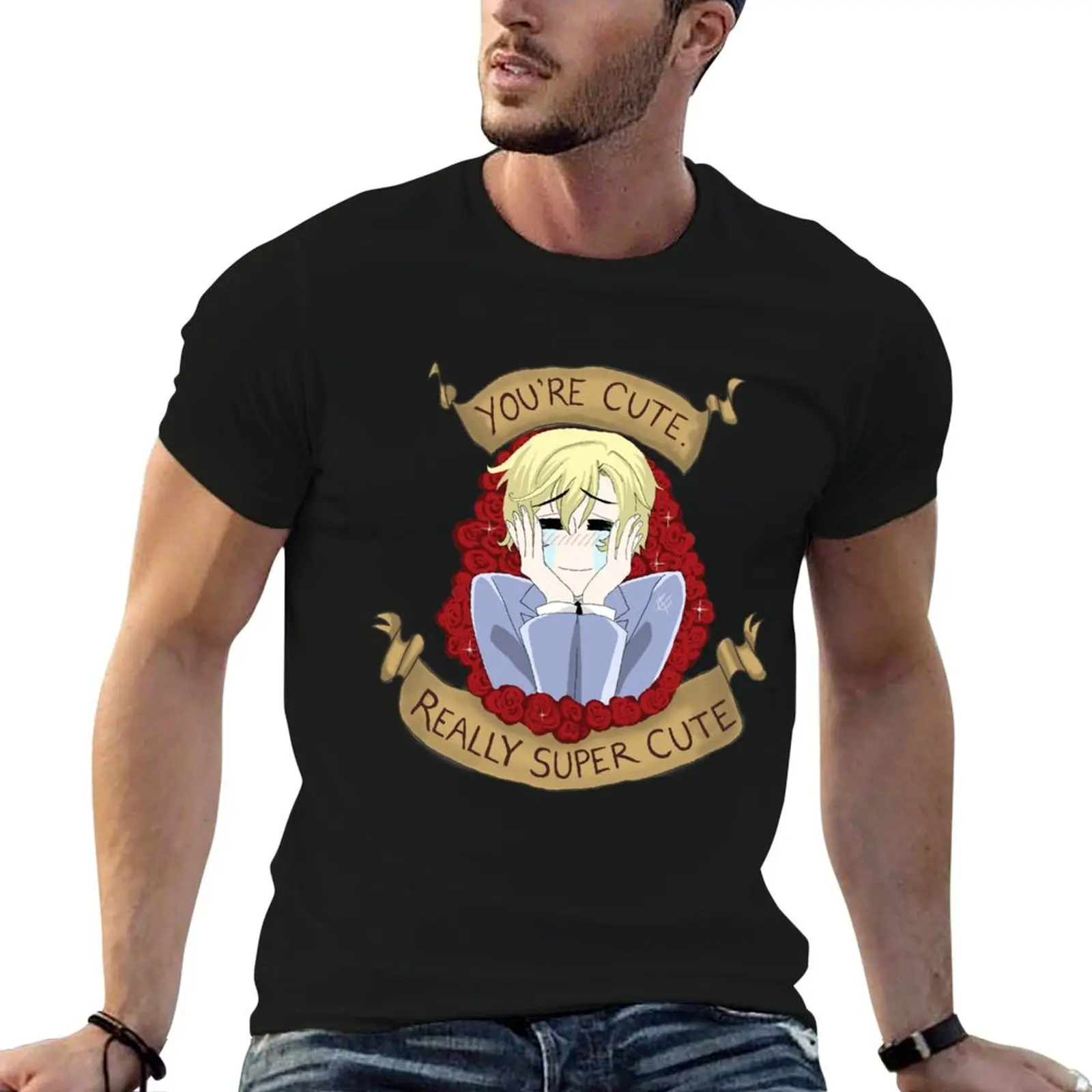 

Tamaki Suoh You're Cute - OHSHC FanArt T-Shirt t shirt for man t shirt custom print T-Shirt