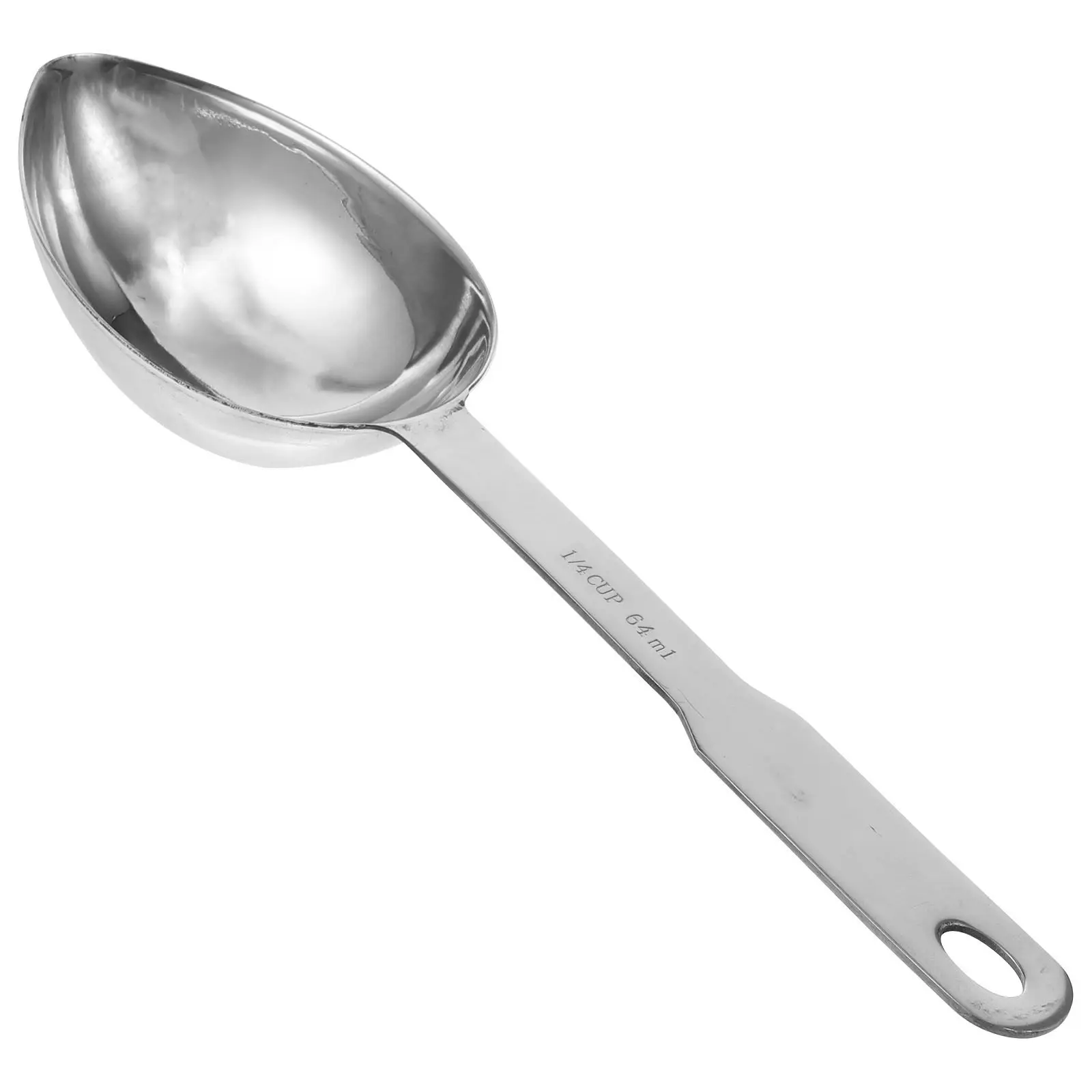 Heavy Duty Stainless Steel Measuring Spoons with Comfort Grip Handle Space Saving Compact for Kitchen Coffee Shop Milk Powder