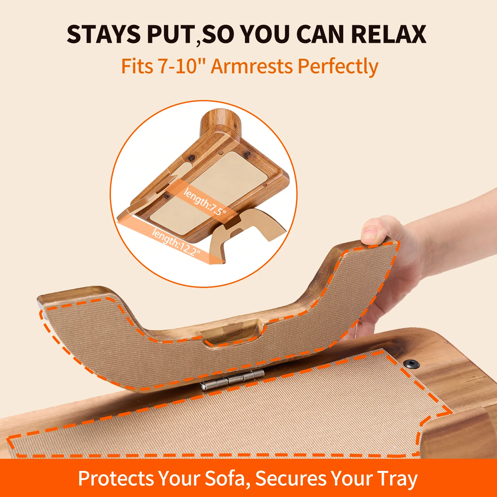 tray surface space