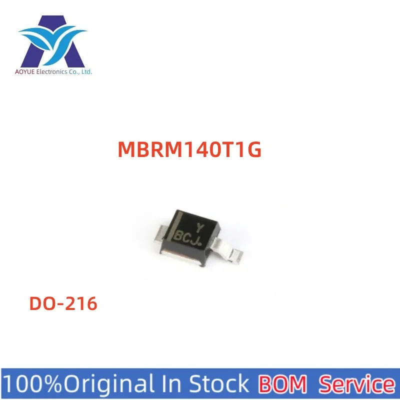 New Original Stock IC Electronic Components MBRM140T1G MBRM140 MBRM140T DO-216 Schottky diode IC MCU Diode One Stop BOM Service