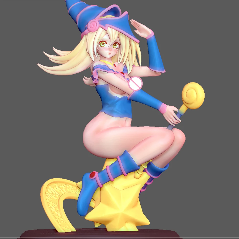 

1/24 3d Printing Model Kit Dark Magician Girl 2 NSFW Anime Figure Model Kit DIY Miniature Reduction Statue Unpainted Toys