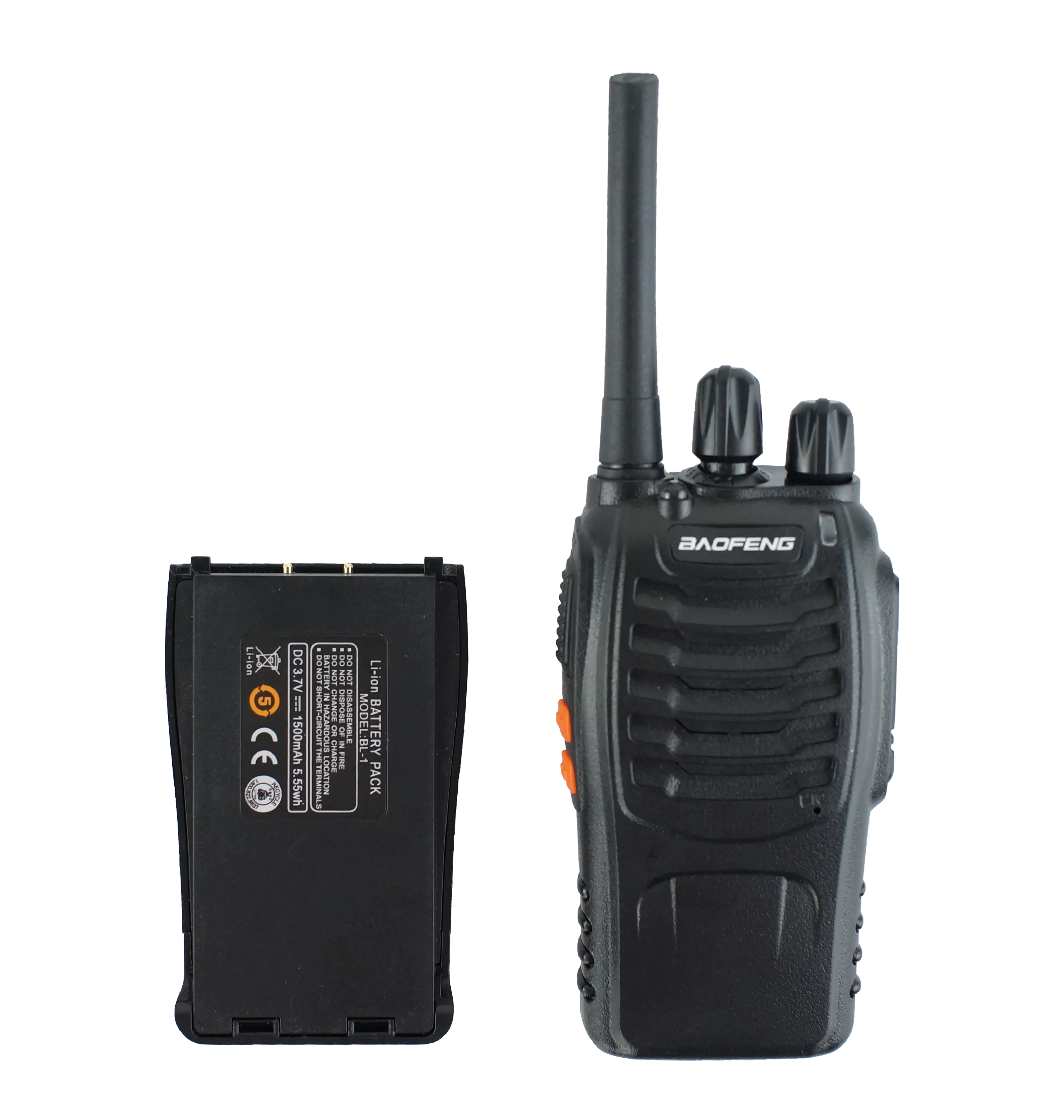 Baofeng-walkie-talkie 888s 6, conjunto completo con cargador de seis vías, de 2 vías radio uhf, portátil, BF-666S, 777S