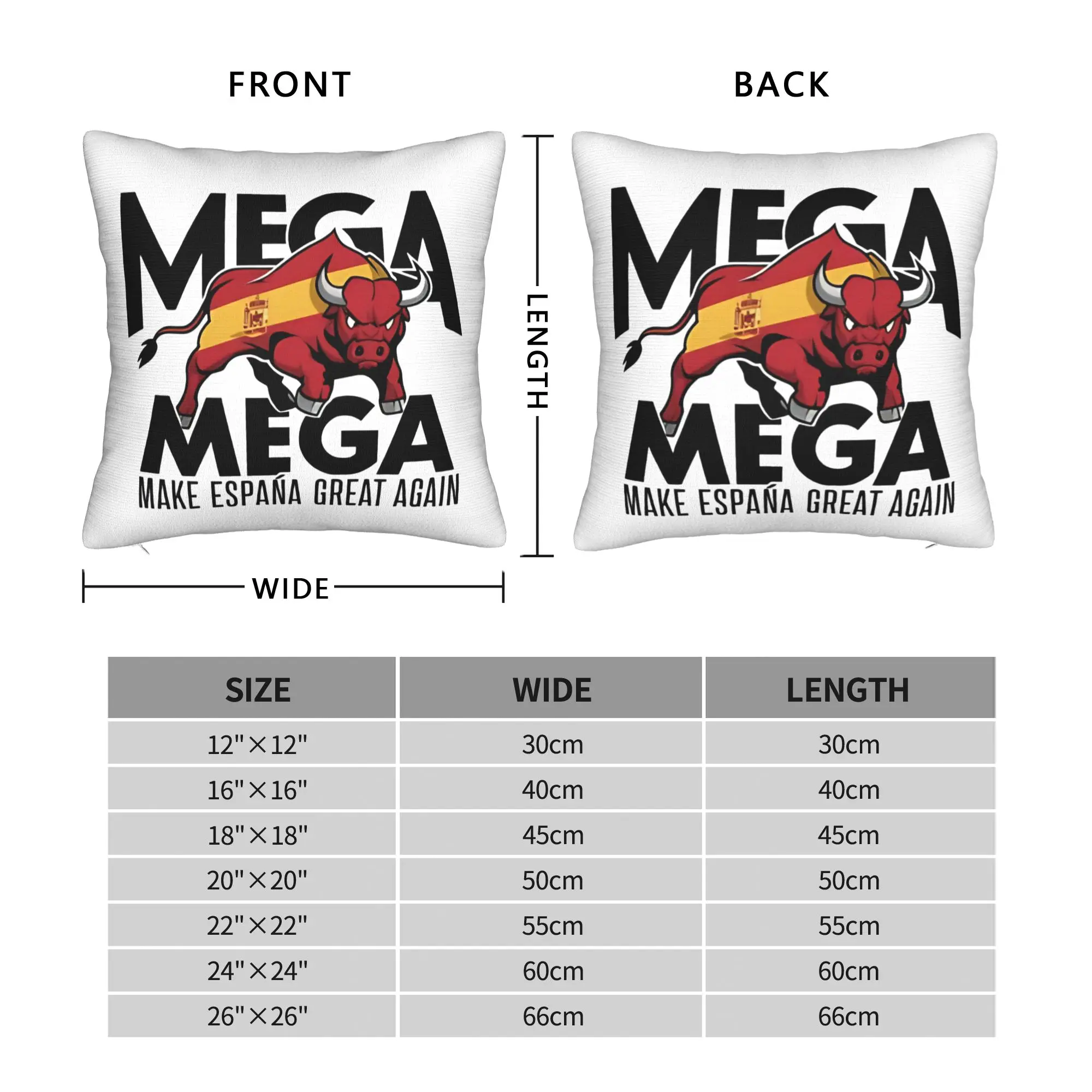 Make Spain Great Again Pillow Cover  Comfy Cushion Cover Morden Pillow Case For Couch Sofa Bedroom