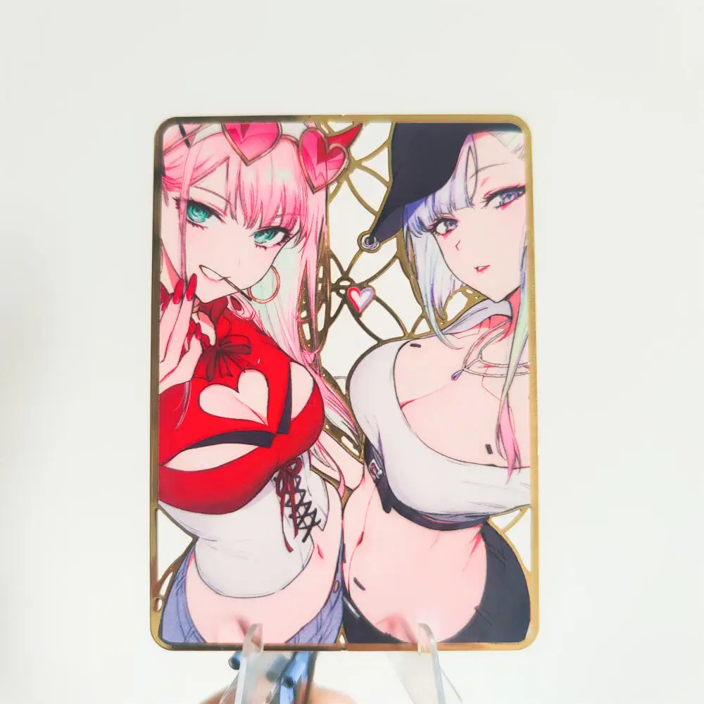 Tarjetas de colección DIY ACG Goddess Story Anime Power Nami Rem Tamato Sexy Maid tarjetas de Metal juegos juguetes vacaciones regalos de cumpleaños