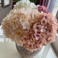 5Heads hydrangea bouquet hortensias wedding decoration multi color hydrangea flower bouquet wholesale