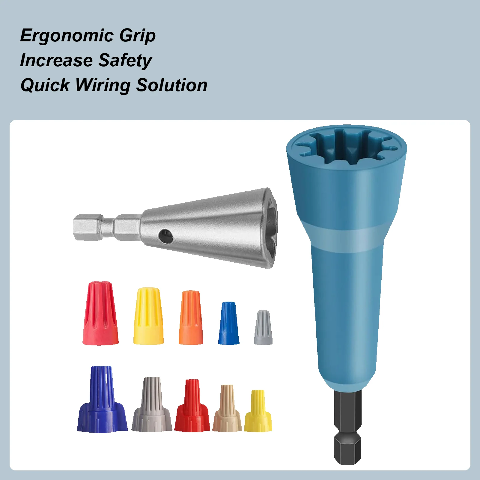 

Wire Twister Tool Connector Driver Cable Stripper Drill Attachment Electricians Tools For Construction Network Industrial Work