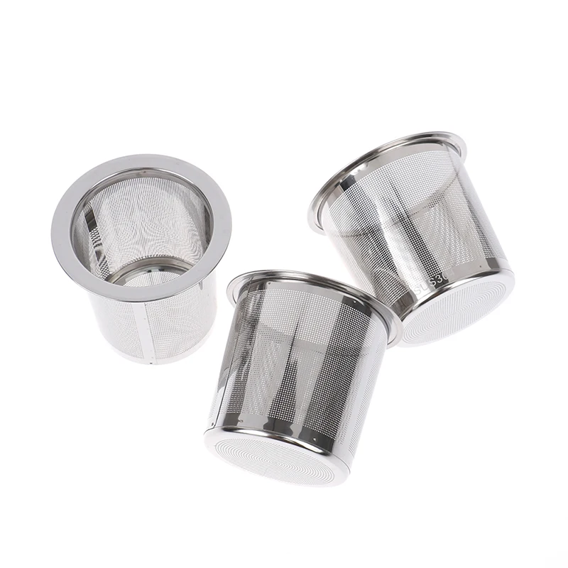 Mesh Tea Infuser Strainer Leaf Filter Leaks Sieve Metal Cup Stainless Steel