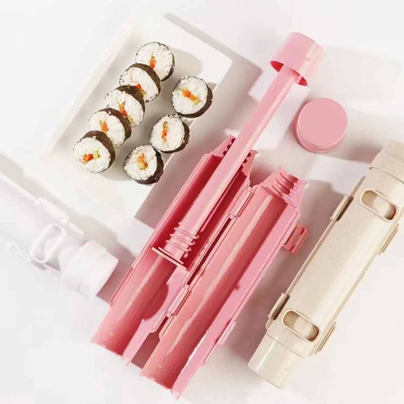 DIY Sushi Making Machine Quick Sushi Maker Kitchen Sushi Tool Bazooka Japanese Rolled Rice Meat Mold Bento Accessories