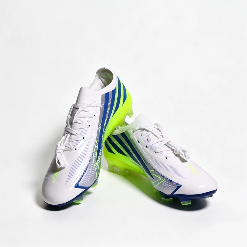 28555 Professional Mens Soccer Shoes Training TF/FG Outdoor Sport Football Boots Adult Long Spikes Non Slip Match Soccer Cleats