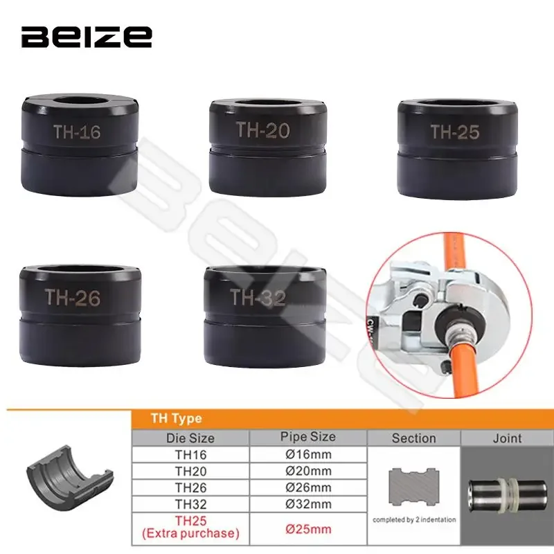 Kit de Mandíbulas Hidráulicas para Ferramenta de Crimpagem Molde th 16 mm 20 mm 25 mm 26 mm 32 mm Cw1632