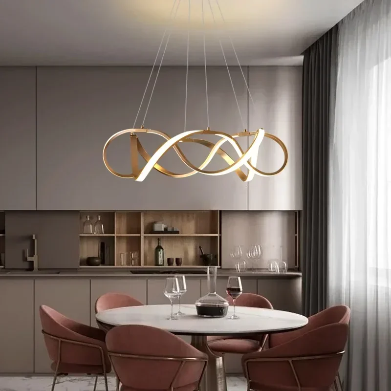 Modern LED Ceiling Lamp Chandelier For Living Room Hall Restaurant Bedroom Pendant Light Decor Indoor Lighting Fixture Luster