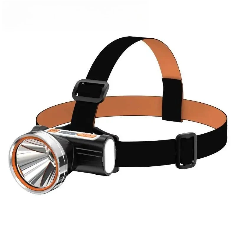 HOTOPLEDS New Outdoor Night Fishing Light Portable Hiking Work Light Rechargeable Head Mounted Lighting LED Mini Small Headlight