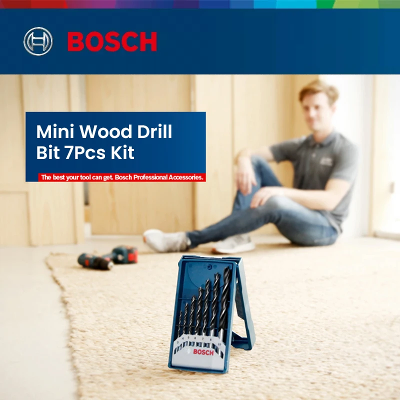 Imagem -02 - Bosch-kit de Brocas para Madeira Ponta de Perfuração Autocentrante Metal Duro Alta Dureza Ferramentas Elétricas Madeira 310 mm Peças
