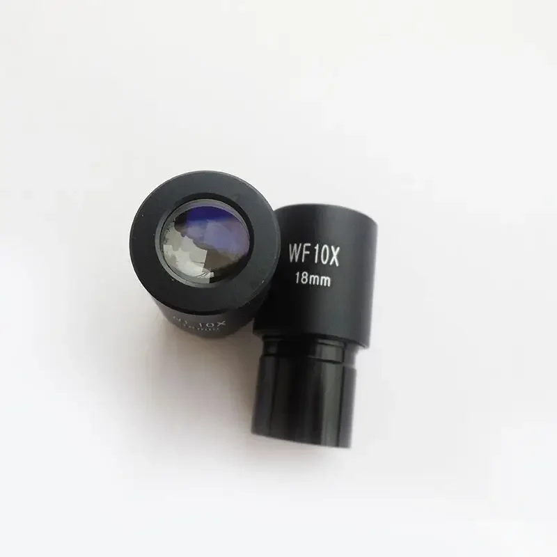 2PCS Widefield Biological Microscope Wide Angle Eyepiece Optical Lens with Mounting Size 23.2mm WF 10x