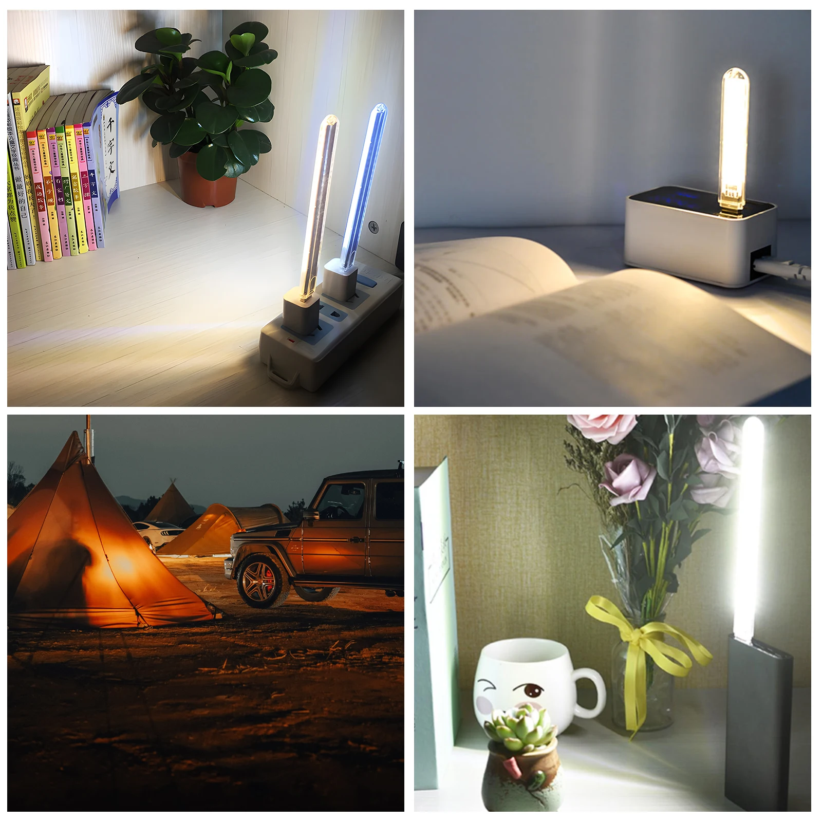 Mini USB Book Lights LED Portable USB Lamps DC 5V Ultra Bright Reading Lamp for Power Bank Camping PC Laptops USB Night Lights