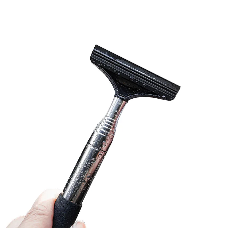 1Pc Car Rearview Mirror Wiper Retractable Handheld Cleaning Brush Emblem For VW GTI CC Golf 6 7 GTI Tiguan Passat B5 B6 B7 Jetta