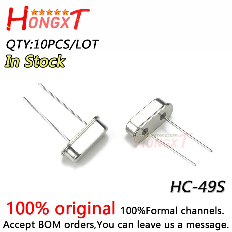 10PCS HC-49S 4Mhz 6…