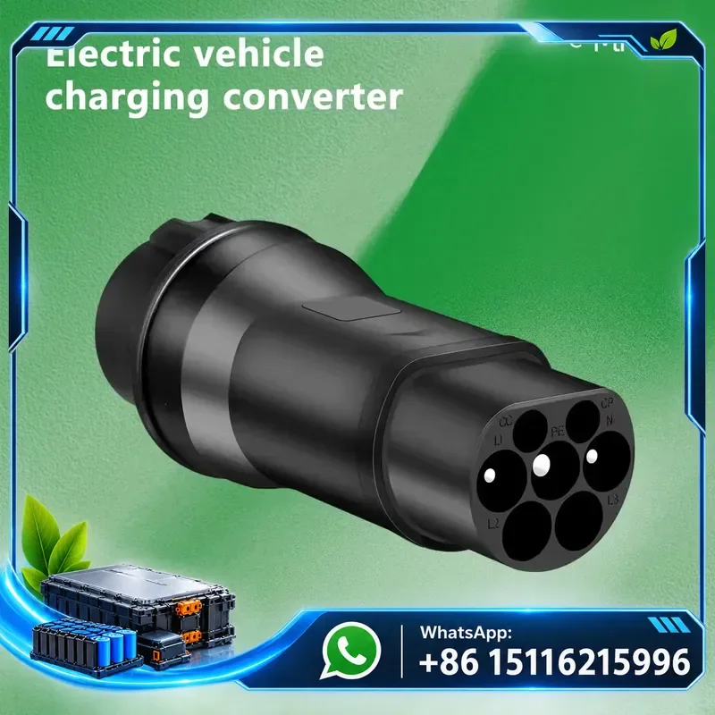 E-Mingze Evse EV Charging Connector Portable Ev Charger Adapter Electric Vehicle Car AC DC GBT EU US Single Three phase