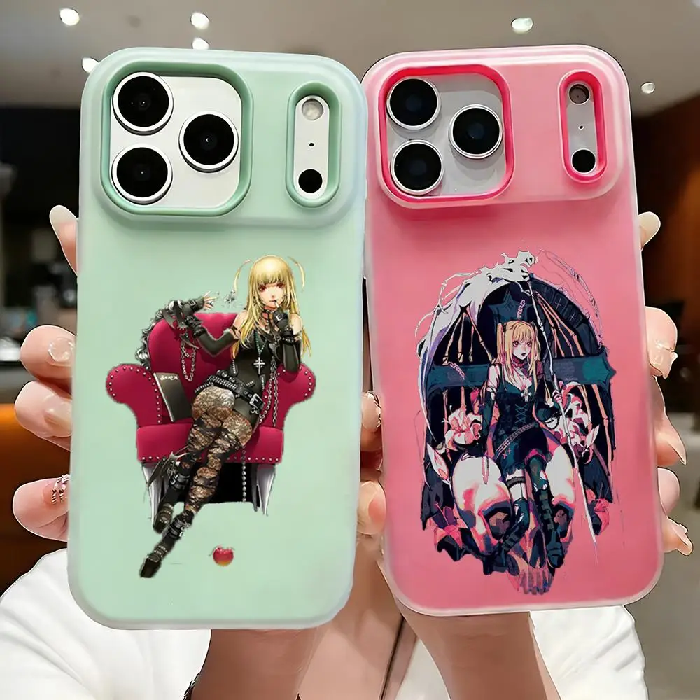 Funda para Teléfono Misa Amane, Delgada, Transparente, Tipo Gel, para Teléfono 17-12, Funda Protectora de TPU Suave, Anti-Amarilleo