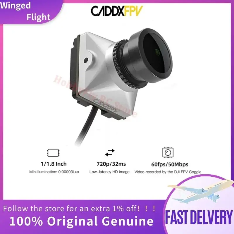 Caddx Polar Starlight HD Digital FPV Camera with 12CM Cable 720P/60fps HD Image Quality For RC FPV Drone