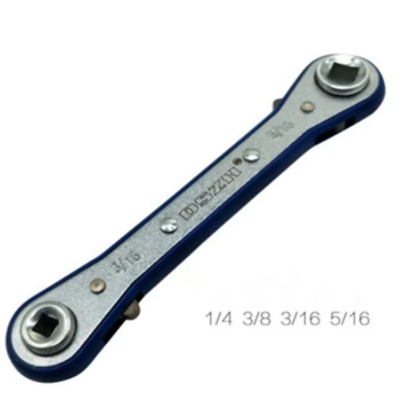 1PC Ratchet Wrench Air conditioner Refrigeration Maintenance Tool shut-off Valve 1/4\