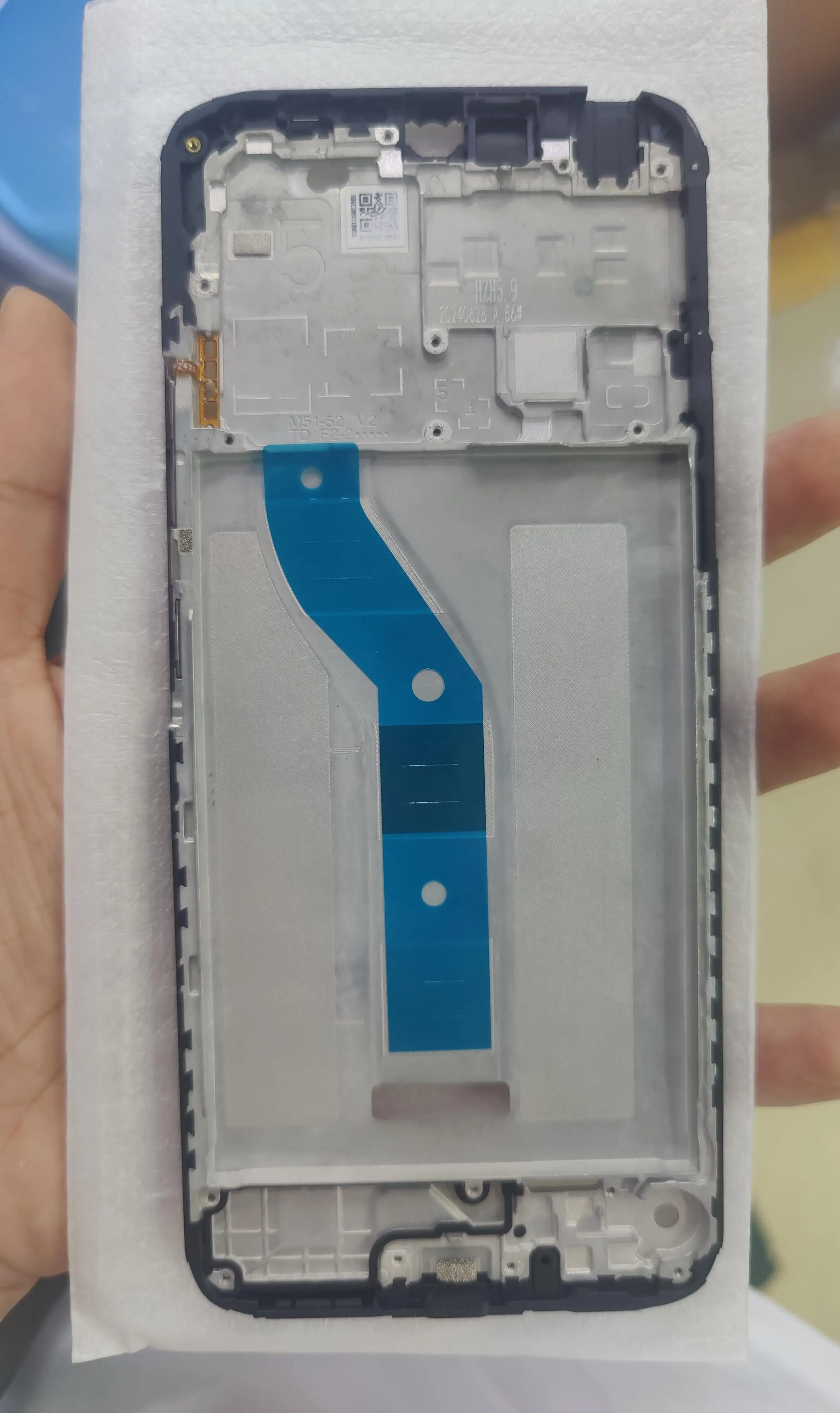 Pop Wholesale LCD Screen Middle Frame For XiaoMi RedMi 14C LCD Bezel Plate Panel Frame Housing Cover Replacement Parts