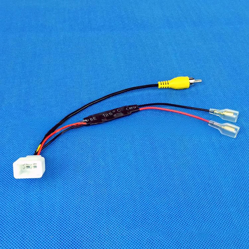 4ピン車用リバースカメラ固定配線ハーネスケーブルプラグアダプターコネクター、トヨタ車に適合