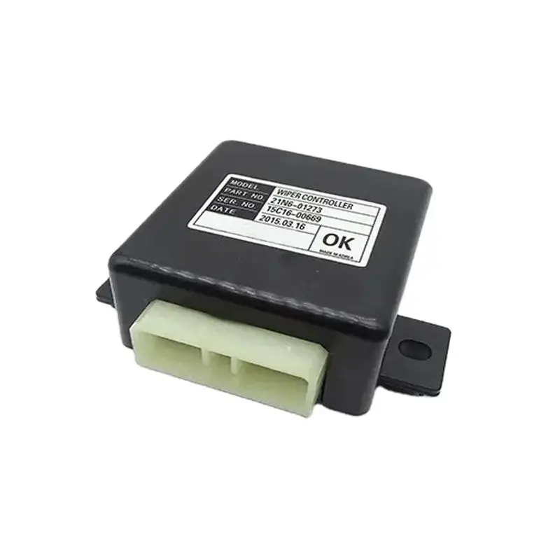 21N6-01273 Excavator Wiper Motor Control Relay For R140LC-9 R110-7 Tractor Excavator Machinery Windshield Wiper Motor Parts