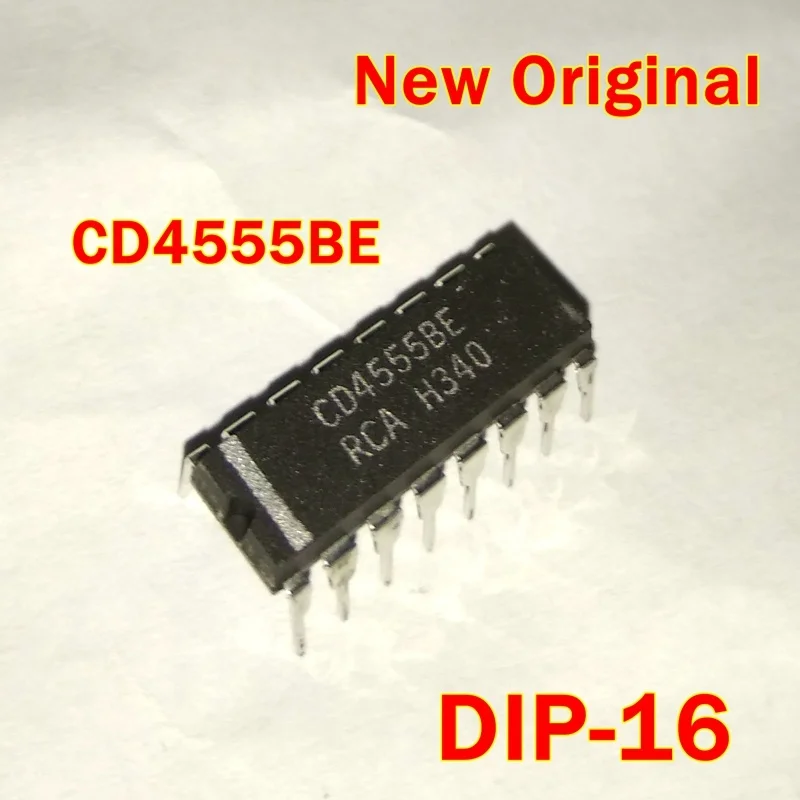 1Pcs to 100Pcs Cd4555Be Dip-16 New Original Cmos Dual Binary to 1 of 4 Decoder/Demultiplexers