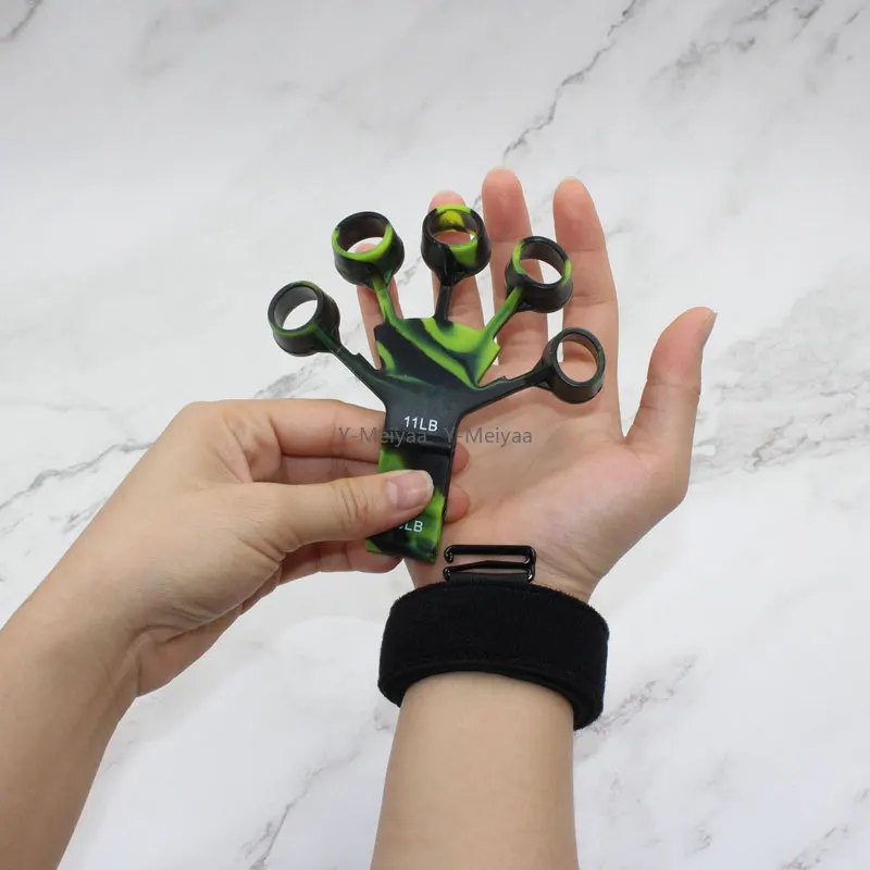 أداة تمرين الأصابع بقابض الأصابع، 6 مستويات مقاومة للتعافي، أدوات معززة لليد للمريض