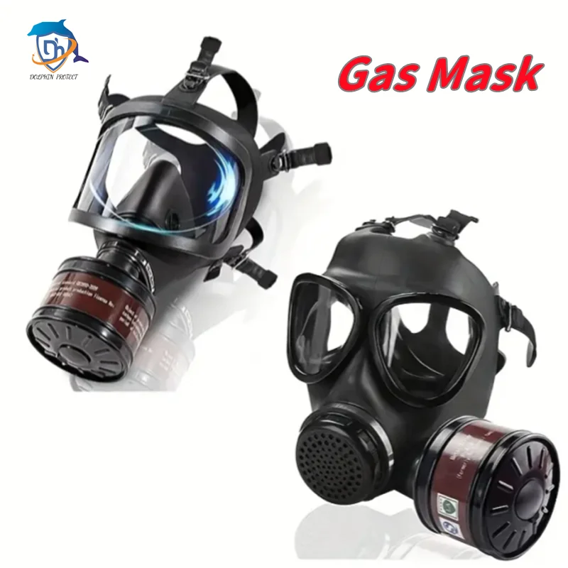 New MF14/87 Respirator, Full Face Gas Mask with Activated Carbon Filter for Vapour, Chemical, Nuclear Contamination Protection