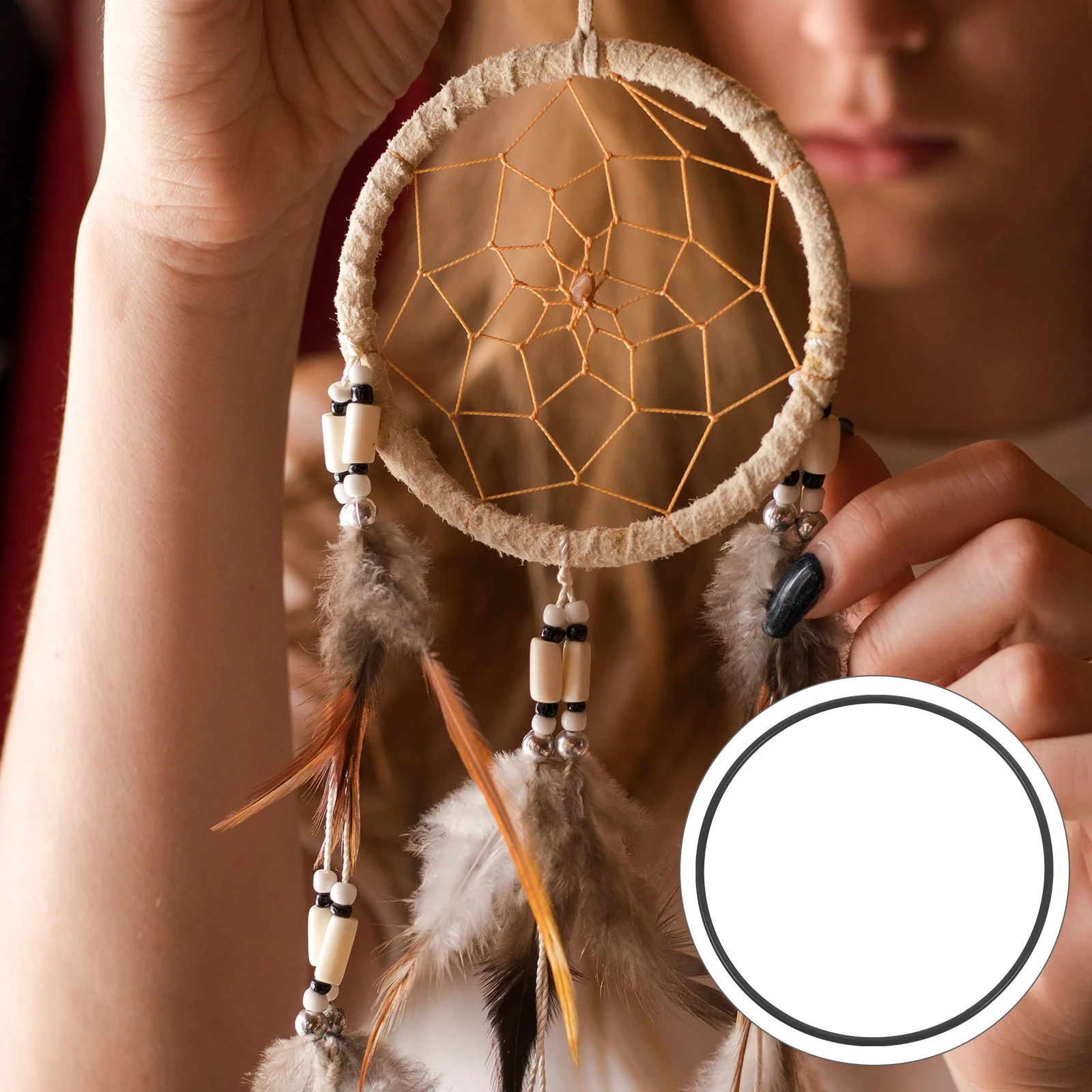 

10Pcs Dream Catcher Iron Rings Smooth Metal Wreath Hoops DIY Frame Craft Supplies Iron Hoops Macrame Rings Macrame Supplies