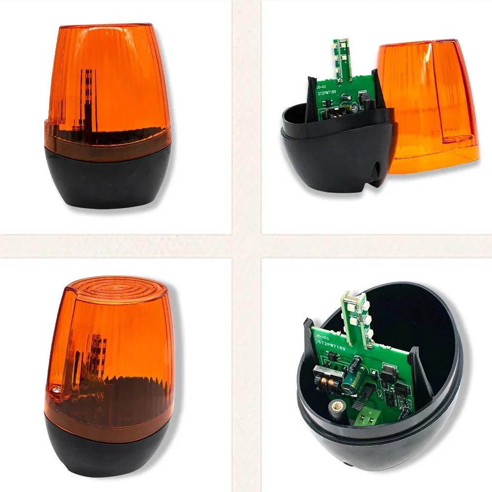 Security Protection Flashing Light Flashing For Gate Light Alarm 12V-265V AC/DC