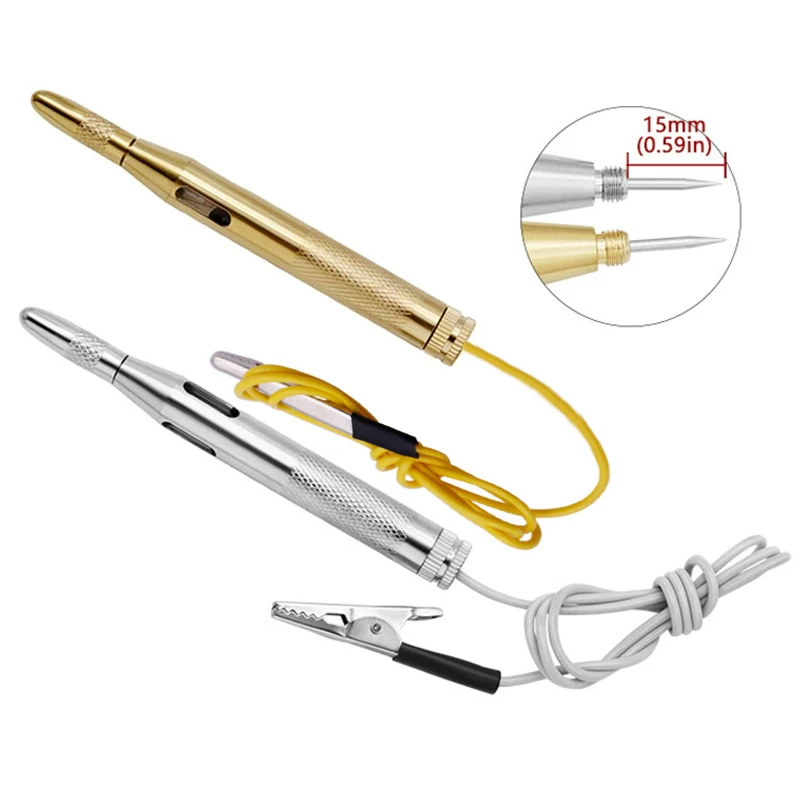 

Практичный новый зонд 6 В/12 В/24 В, ручка-карандаш, тестовая лампа, тестовые ручки, автомобильный предохранитель, электрические тестеры, тестер напряжения