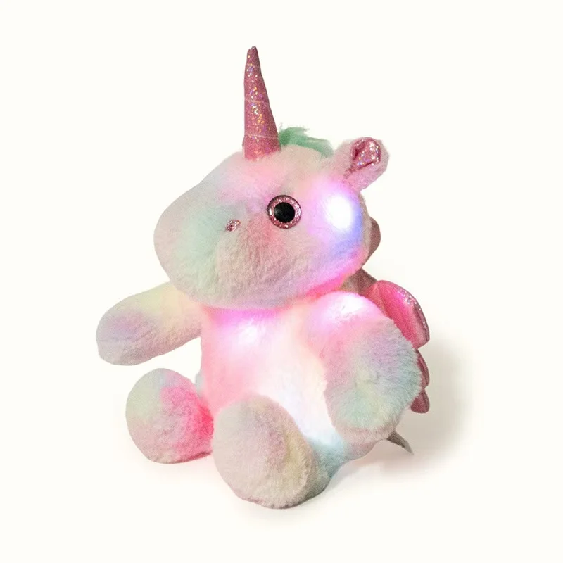 The Latest Luminous Unicorn Horse Kawaii Plush Toy Figurine Doll Cartoon Anime Cute Companion Sleeping Children Gift Doll 21 The Latest Luminous Unicorn Horse Kawaii Plush Toy Figurine Doll Cartoon Anime Cute Companion Sleeping Children Gift Doll