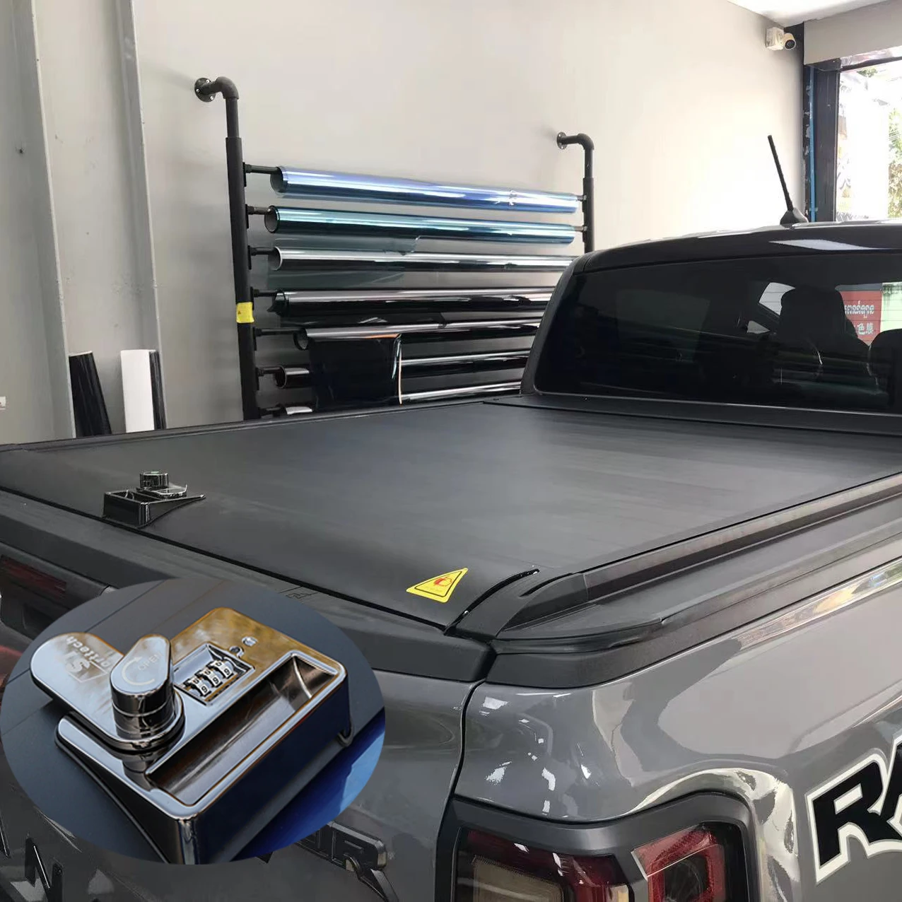 

For Ranger Accessoire Exterior Car Accessories Hard Cover With Password Lock Roller Cover For Ranger T9