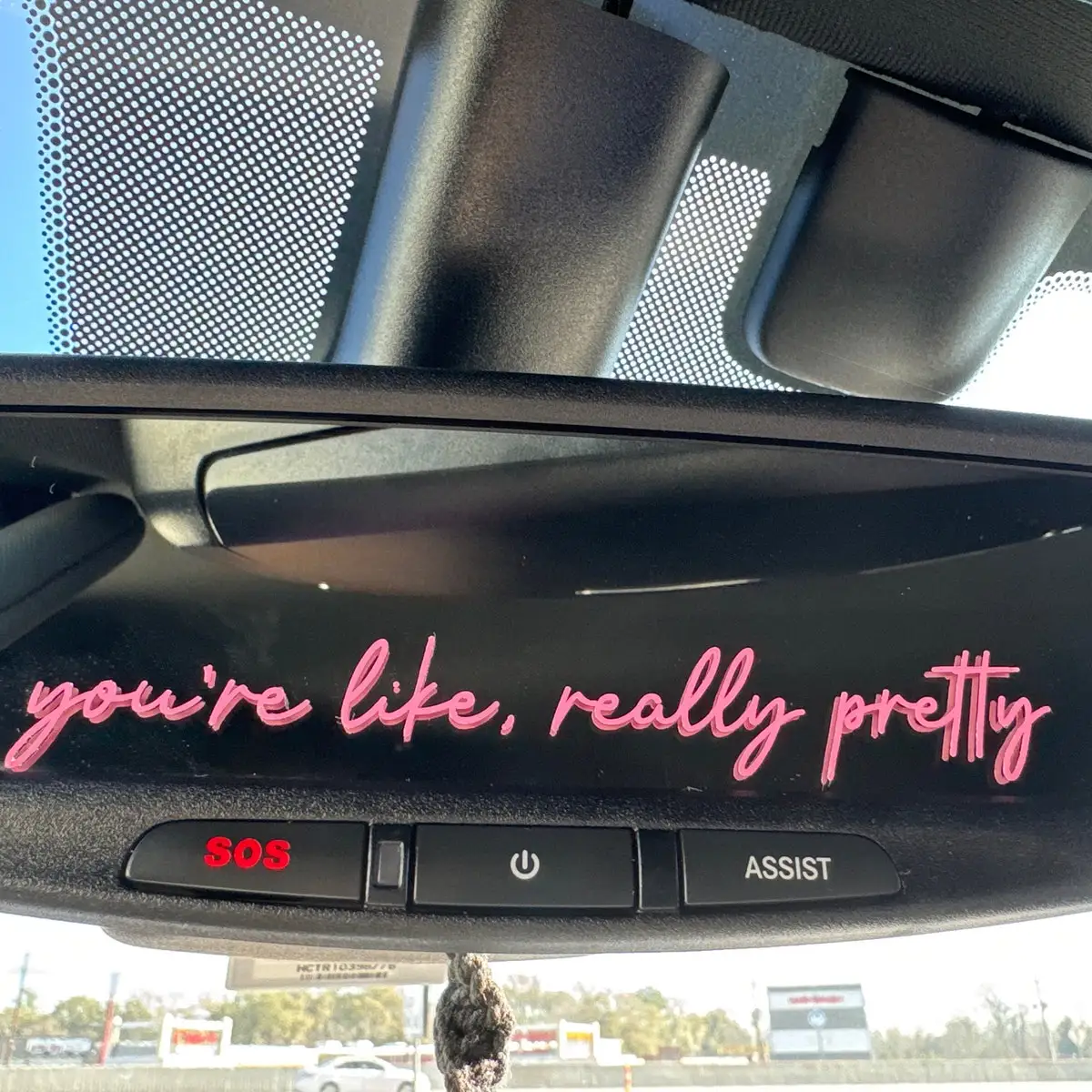 You're Like Really Pretty Mirror Decal  Mirror Stickers  Window Sticker Motivational Quote  Positive Affirmation decoration