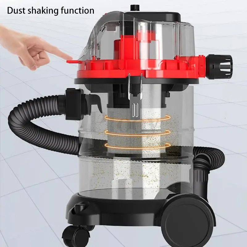 20L Multifunctional 1600W High-Power Vacuum Cleaner Blow Wet and Dry Three Use Cleaner For Home Car Commercial Industry Machine