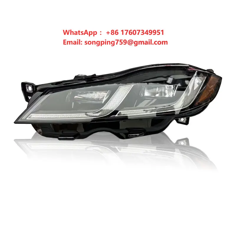 For Replacement 12V LED Headlights for XF/F-Pace 2021-2026 6000 Lumens 6000K White Light Universal Fitment