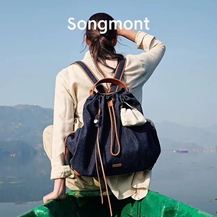 

Songmont Baina Women's Backpack, Large Capacity Laptop Bag for Work Commute & Travel, Durable Daily Carry