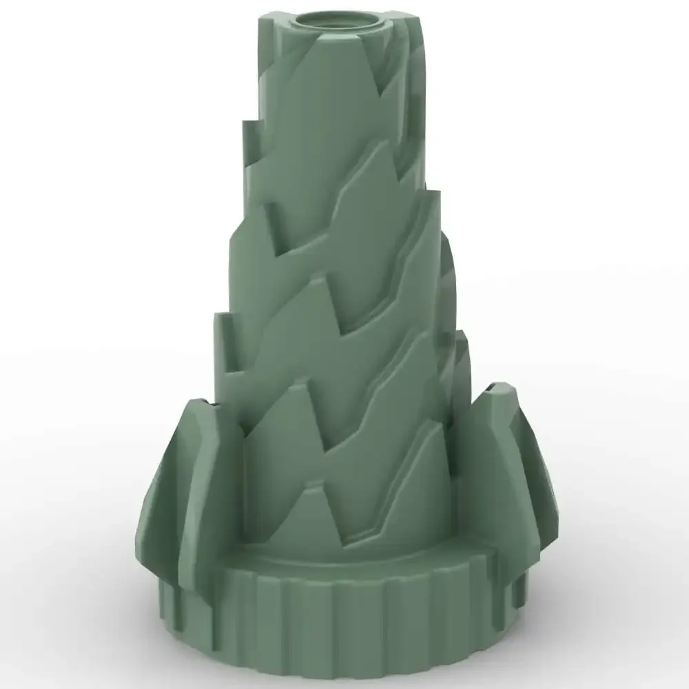 MOC 1PCS Part Bricks 64713 Cone Spiral Building Blocks Set Jagged Step Drill House Castle Assemble Toys Children Birthday Gifts