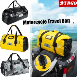 36L 40L 66L Universal Motorcycle Waterproof Tail Bags Helmet Durable Rear Moto Seat Bag High Capacity Riding Motocross Outdoor