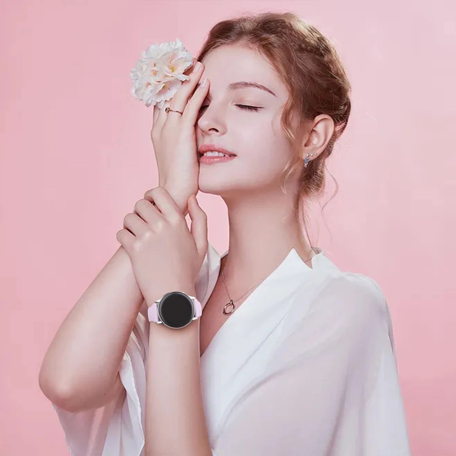 20mm Slim Strap For Garmin Forerunner 55 158 245 645 Band For Garmin vivoactive 3 Music/Vivomove HR/Venu 2 Plus/Venu SQ 2 Strap