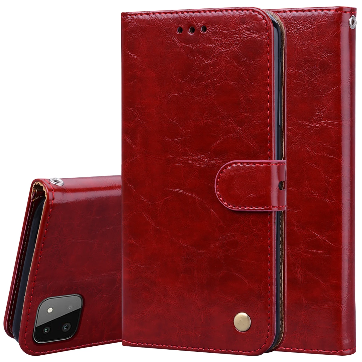 Leather Wallet Flip Galaxy A22 5G SM-A226B Card Holder Book Cover For Samsung A 22 4G SM-A225F Phone Case