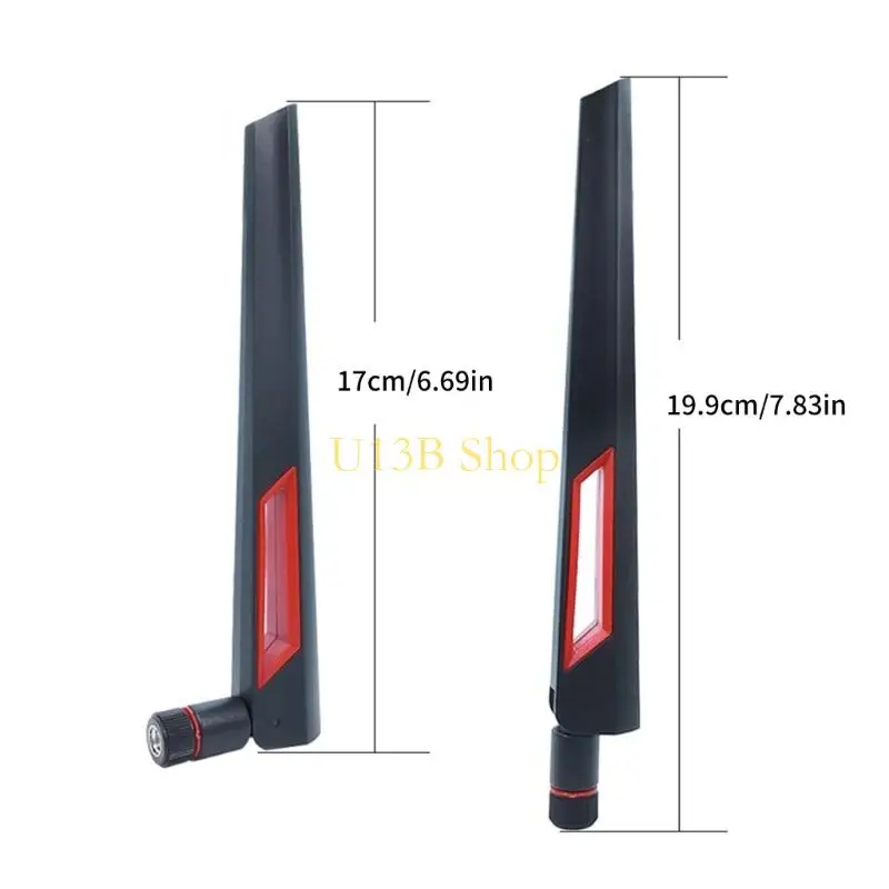 U13b 3/4pcs 2,4 GHz 5GHz Adaptador conector SMA Antenas Band Antenas SMA para Wi -Fi Routers Adaptador WiFi WiFi