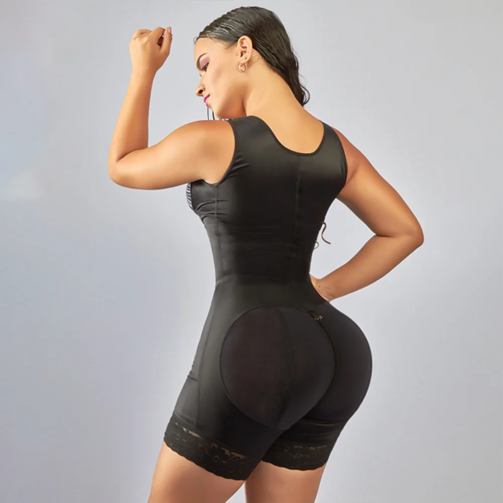Women's Shapewear Wide-Shoulder Straps High Compression Body Shaper Slimming Waist Trainer Corset Daily Wear Reductive Girdles