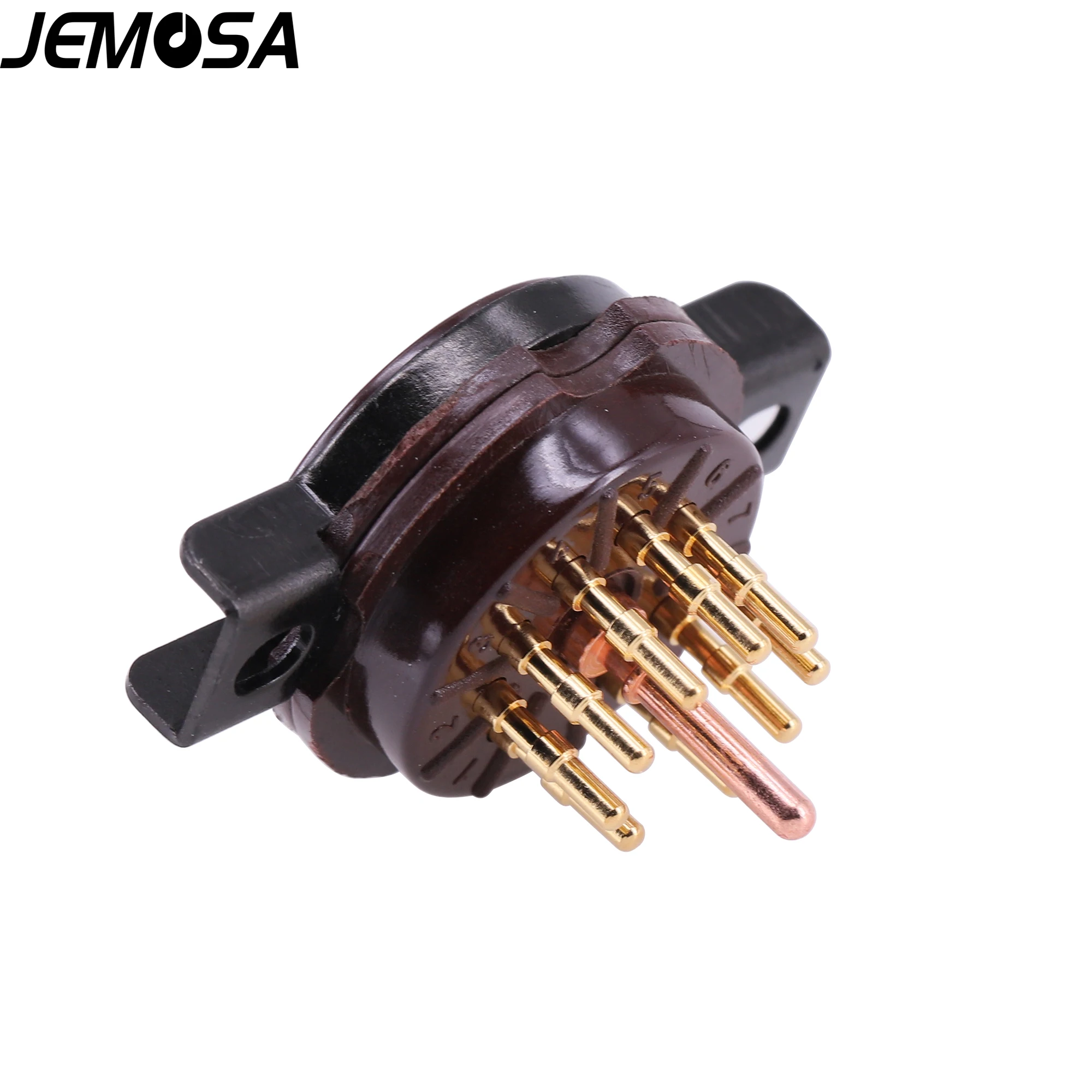 Cmc 9pin Buis Socket Bruin Bakeliet Voor 12au7 12ax7 6922 E88cc Ecc82 7199 Ecc83 Vintage Buis Audio Versterker Hifi