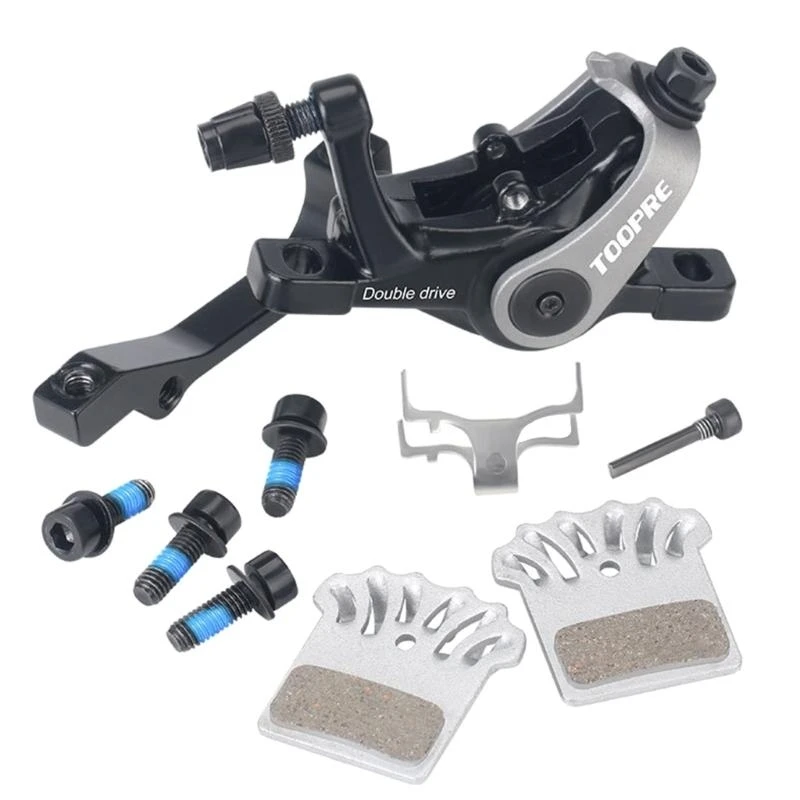 K0EF Aluminum Electric Bike Bilateral Piston Drive Brake Caliper For Mountain Bikes
