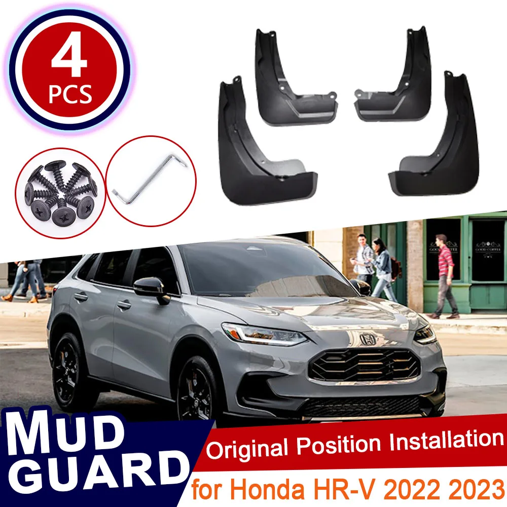 

for Honda HR-V E:HEV RV5 2022 2023 E:Ny1 Vezel MK 3 Mud Flaps Mudguard Splash Guards Front Wheel Fender Mudflaps Car Accessories