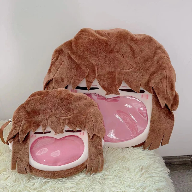 الجملة أنيمي دور فتاة أنيتا هايلي Kawaii تأثيري على ظهره Itabag لوليتا المرأة DIY مضحك الوجه شفافة حقيبة كتف هدية
